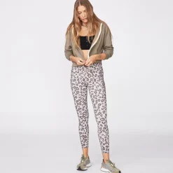 MONROW Supersoft Fleece Girlfriend Zip Up Hoody DUSTYOLIVE New